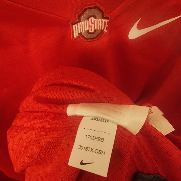 NWOT Nike Ohio State Buckeyes NCAA Football Team Jersey Mens XL & XXL - Picture 7 of 11